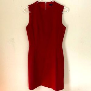 French Connection red sheath dress size 6